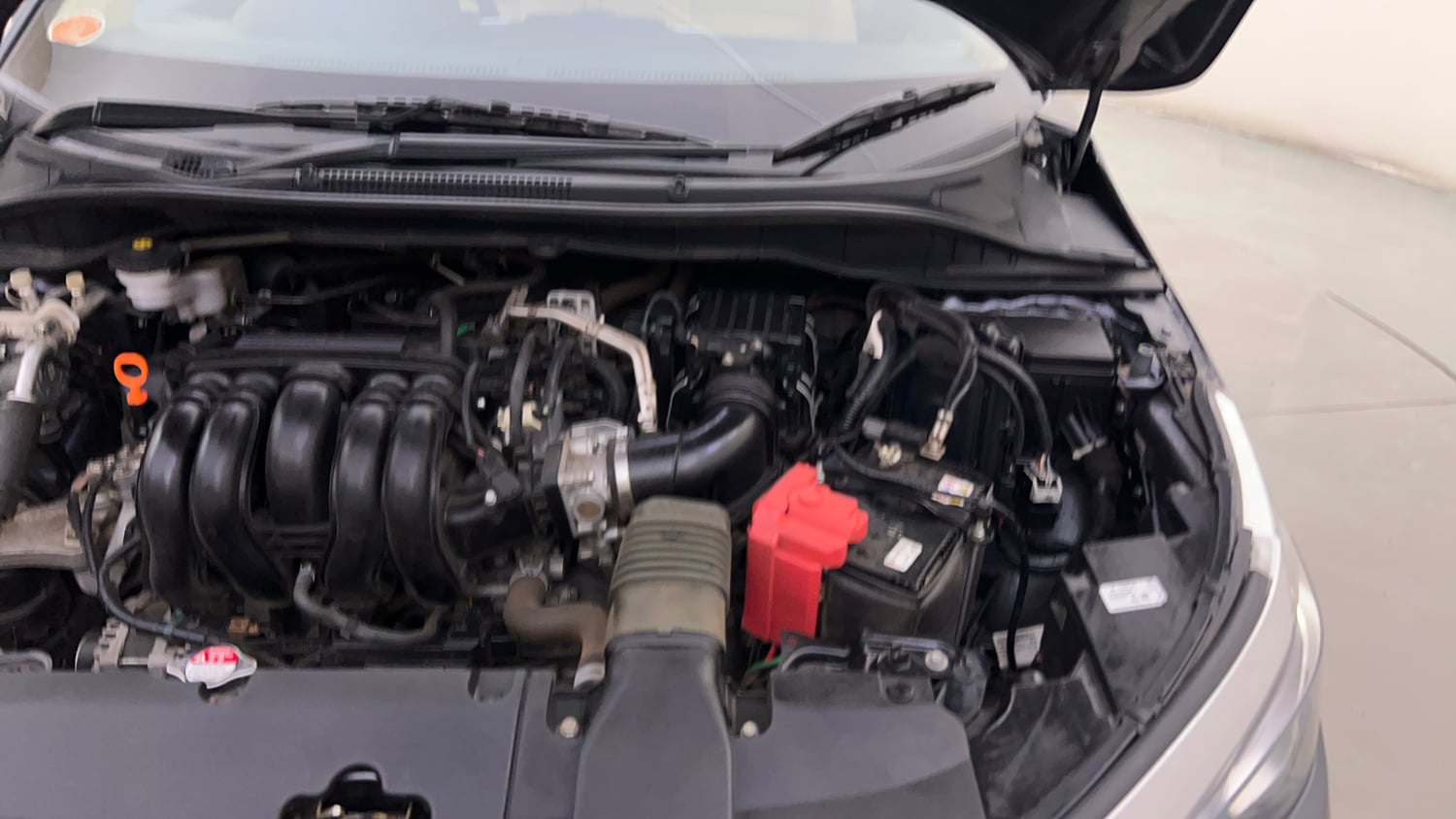 Used 2024 Honda City VX Petrol MT Petrol Manual engine ENGINE LEFT SIDE HINGE & APRON VIEW