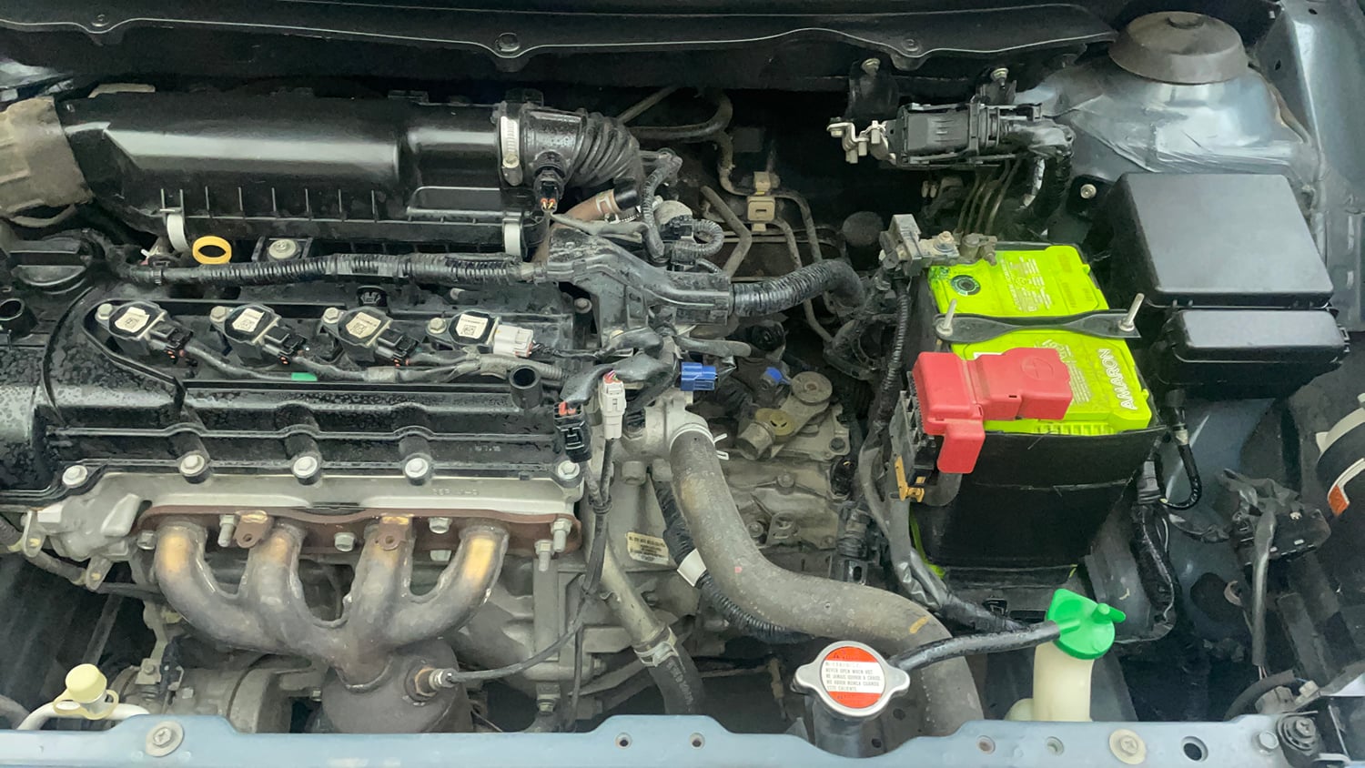 Used 2016 Maruti Suzuki Baleno Alpha 1.2 Petrol Manual engine ENGINE LEFT SIDE VIEW