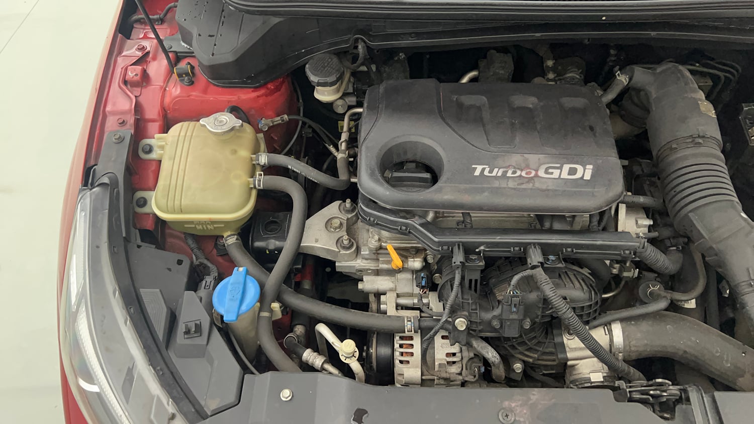 Used 2020 Hyundai New i20 Asta (O) 1.0 Turbo DCT Petrol Automatic engine ENGINE RIGHT SIDE VIEW