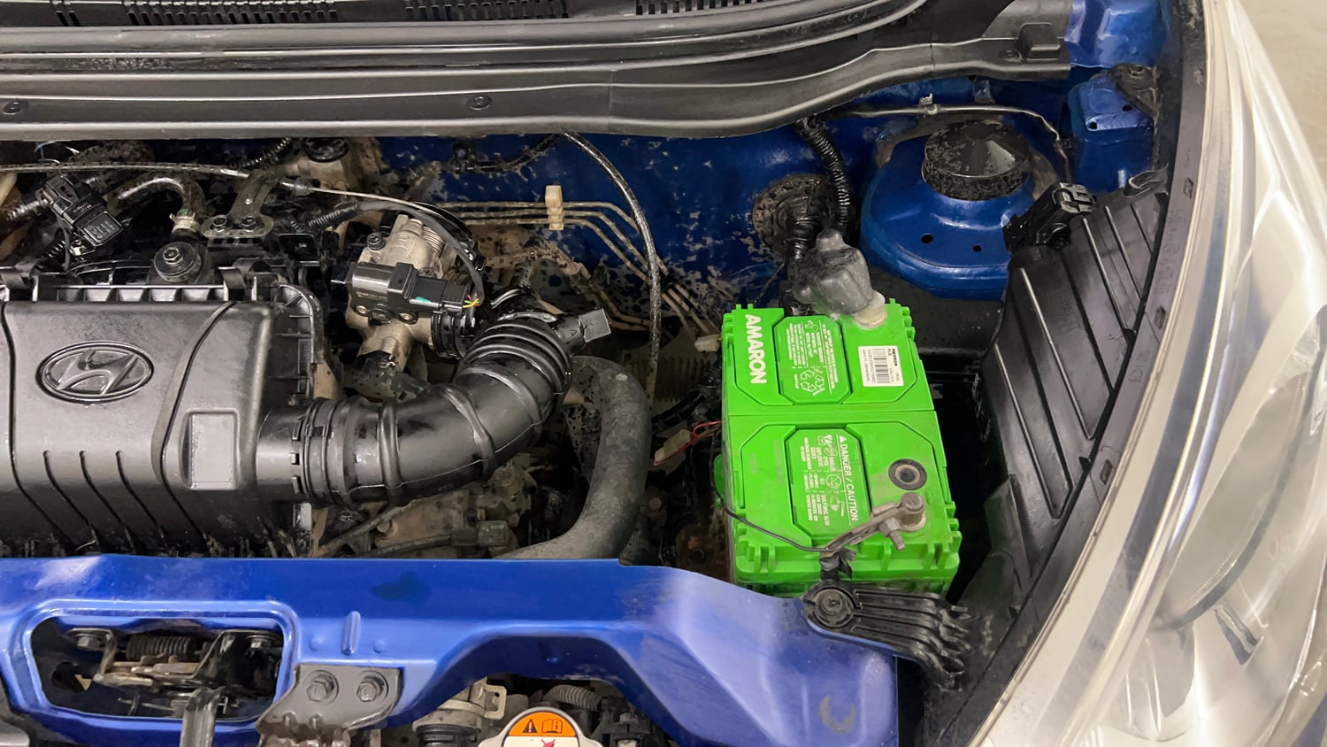 Used 2017 Hyundai Eon Era + AirBag Petrol Manual engine ENGINE LEFT SIDE VIEW