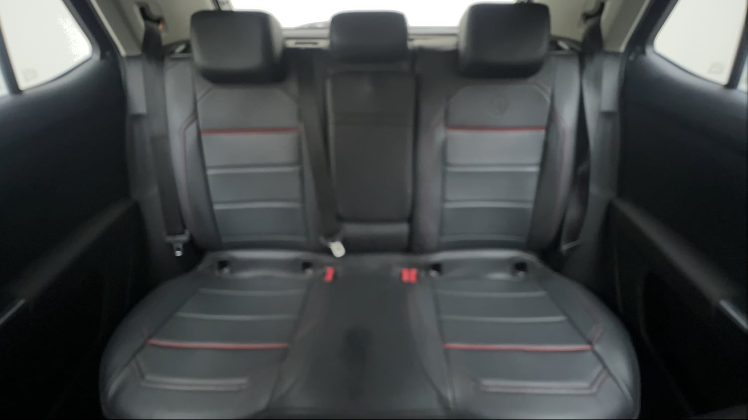 Used 2022 Volkswagen Taigun Highline 1.0 TSI AT Petrol Automatic interior REAR SEAT CONDITION VIEW