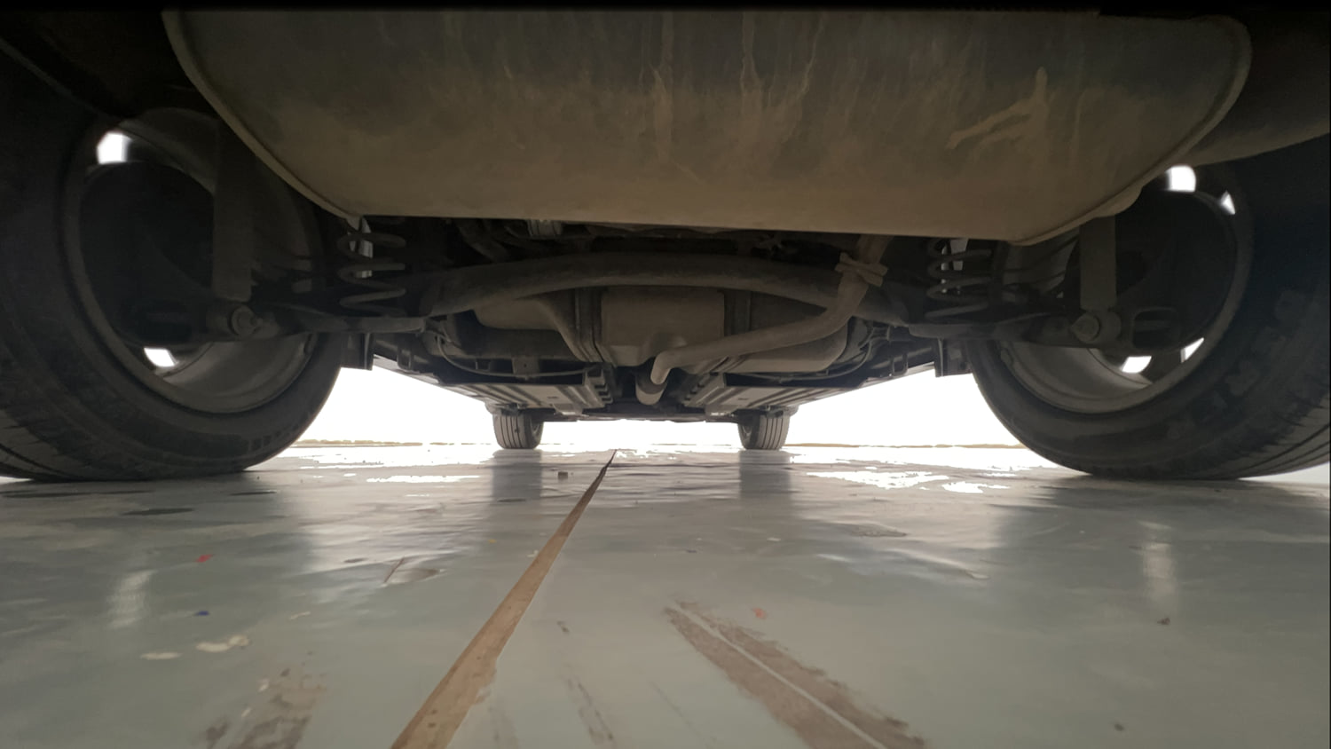 Used 2022 Toyota Urban Cruiser Premium Grade MT Petrol Manual extra REAR UNDERBODY VIEW (TAKEN FROM REAR)