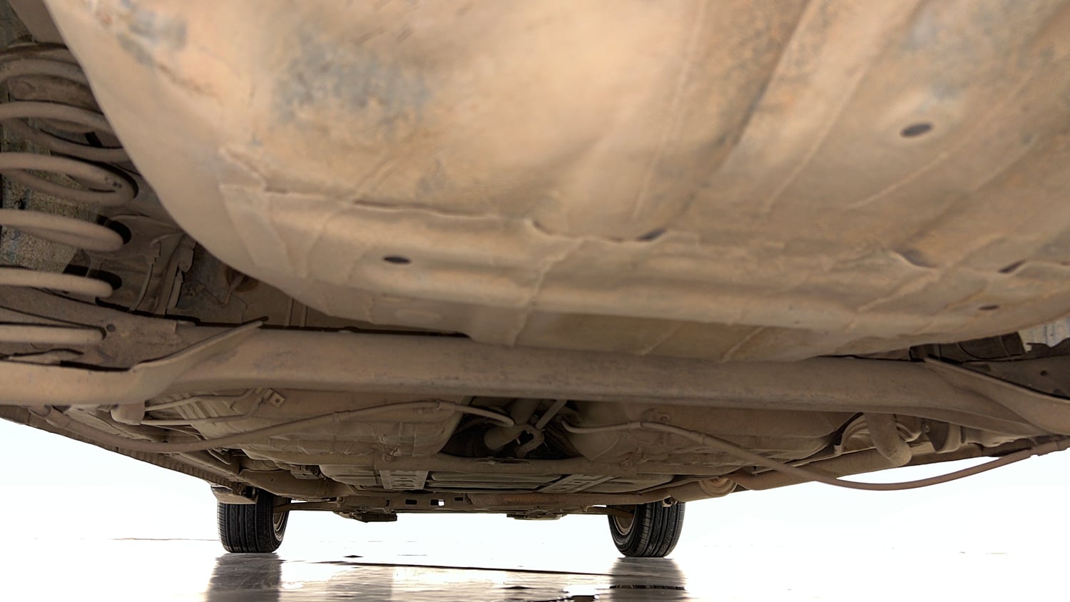 Used 2018 Honda Jazz V CVT Petrol Petrol Automatic extra REAR UNDERBODY VIEW (TAKEN FROM REAR)