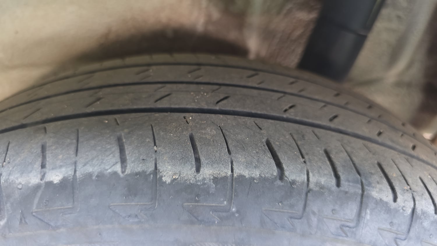 Used 2023 Maruti Suzuki Celerio ZXi Petrol Manual tyres LEFT REAR TYRE TREAD VIEW
