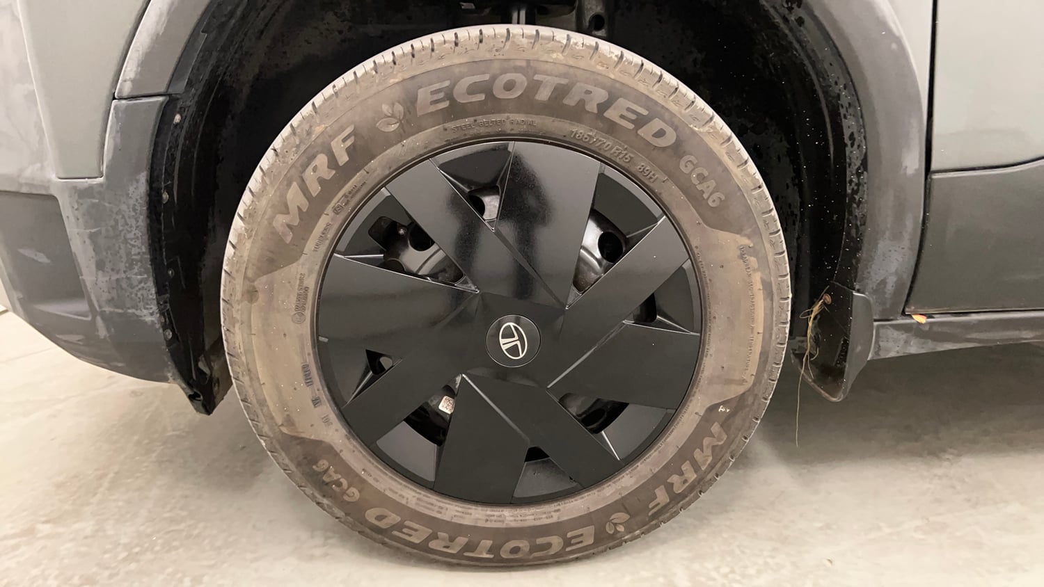 Used 2026 Tata Punch Pure + Petrol Manual tyres LEFT FRONT TYRE RIM VIEW
