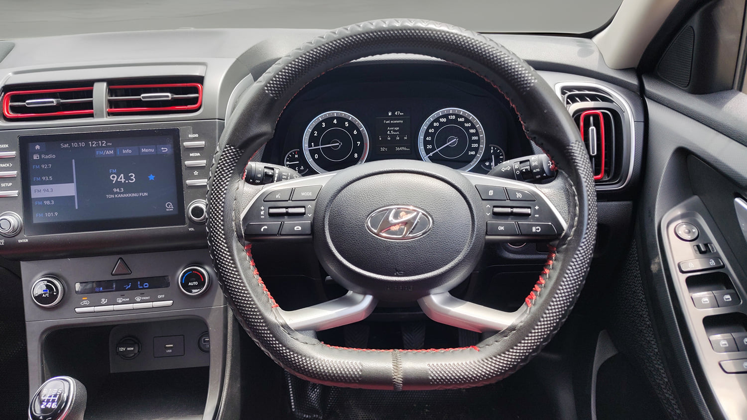Used 2023 Hyundai Creta S Plus 1.5 Petrol Knight Petrol Manual interior STEERING VIEW