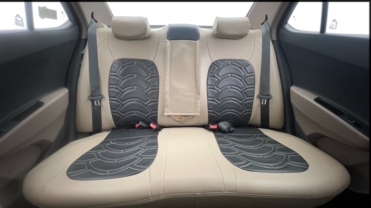 Used 2015 Hyundai Xcent S 1.2 Petrol Manual interior REAR SEAT CONDITION VIEW