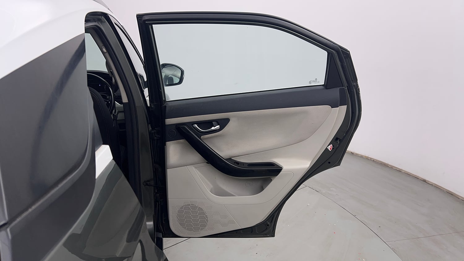 Used 2020 Tata Nexon XZ Plus (O) Dual Tone Petrol Manual interior RIGHT REAR DOOR OPEN VIEW