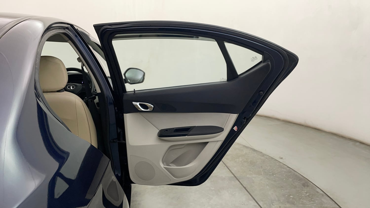 Used 2022 Tata Tigor XZA Plus Petrol Automatic interior RIGHT REAR DOOR OPEN VIEW