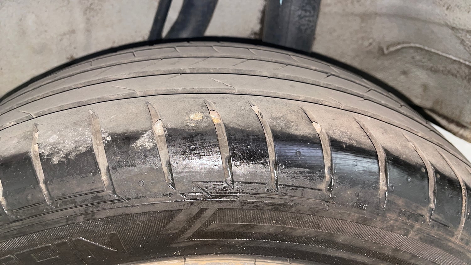 Used 2020 Honda Amaze 1.5 VX MT Diesel Diesel Manual tyres LEFT REAR TYRE TREAD VIEW