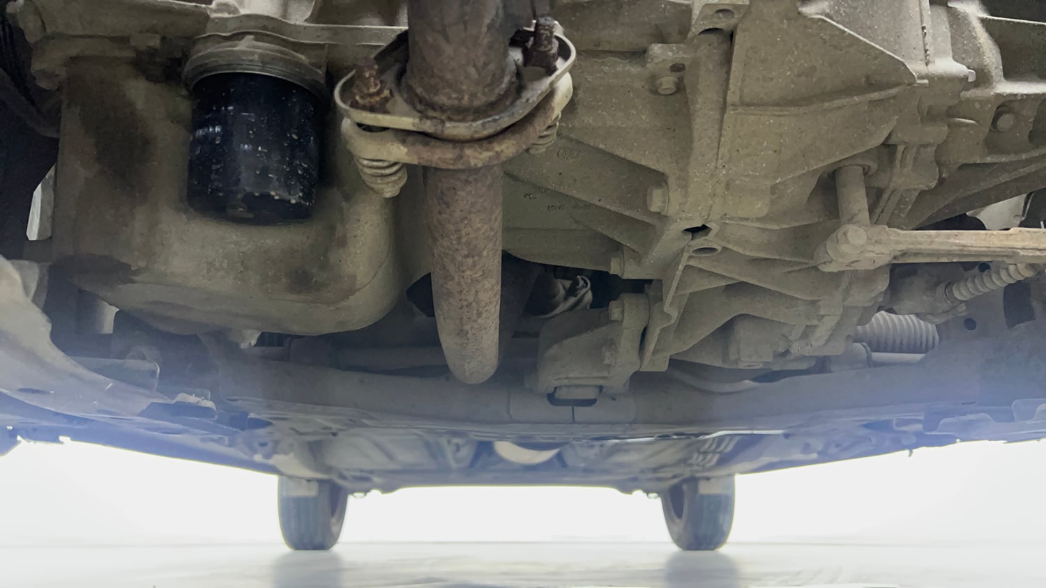 Used 2018 Maruti Suzuki Baleno Delta 1.2 Petrol Manual extra FRONT LEFT UNDERBODY VIEW