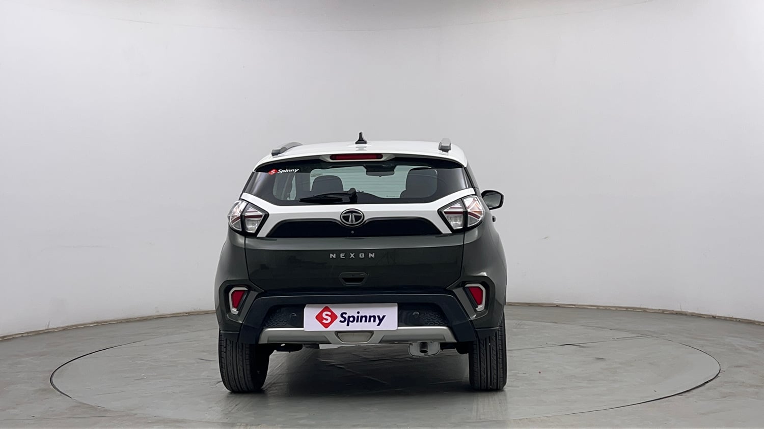 Used 2020 Tata Nexon XZ Plus (O) Dual Tone Petrol Manual exterior BACK VIEW