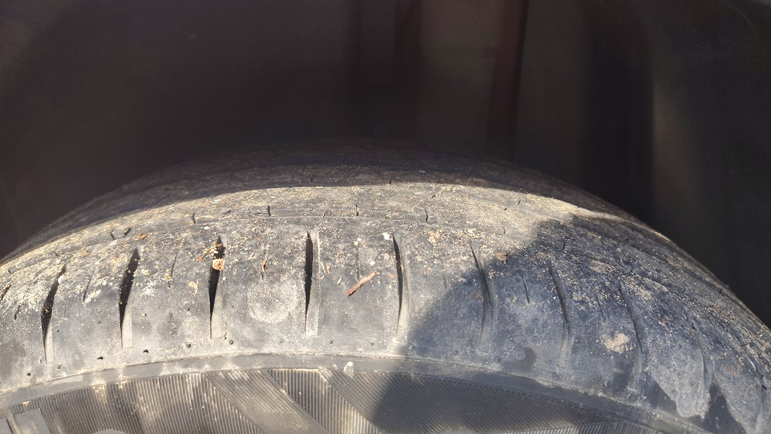 Used 2022 Skoda Kushaq Active 1.0 TSI MT Petrol Manual tyres LEFT REAR TYRE TREAD VIEW