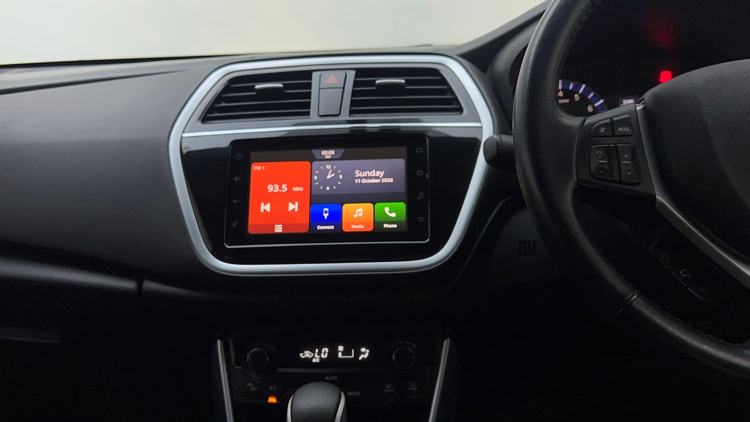Used 2021 Maruti Suzuki S-Cross Alpha AT Petrol Automatic interior MUSIC SYSTEM & AC CONTROL VIEW