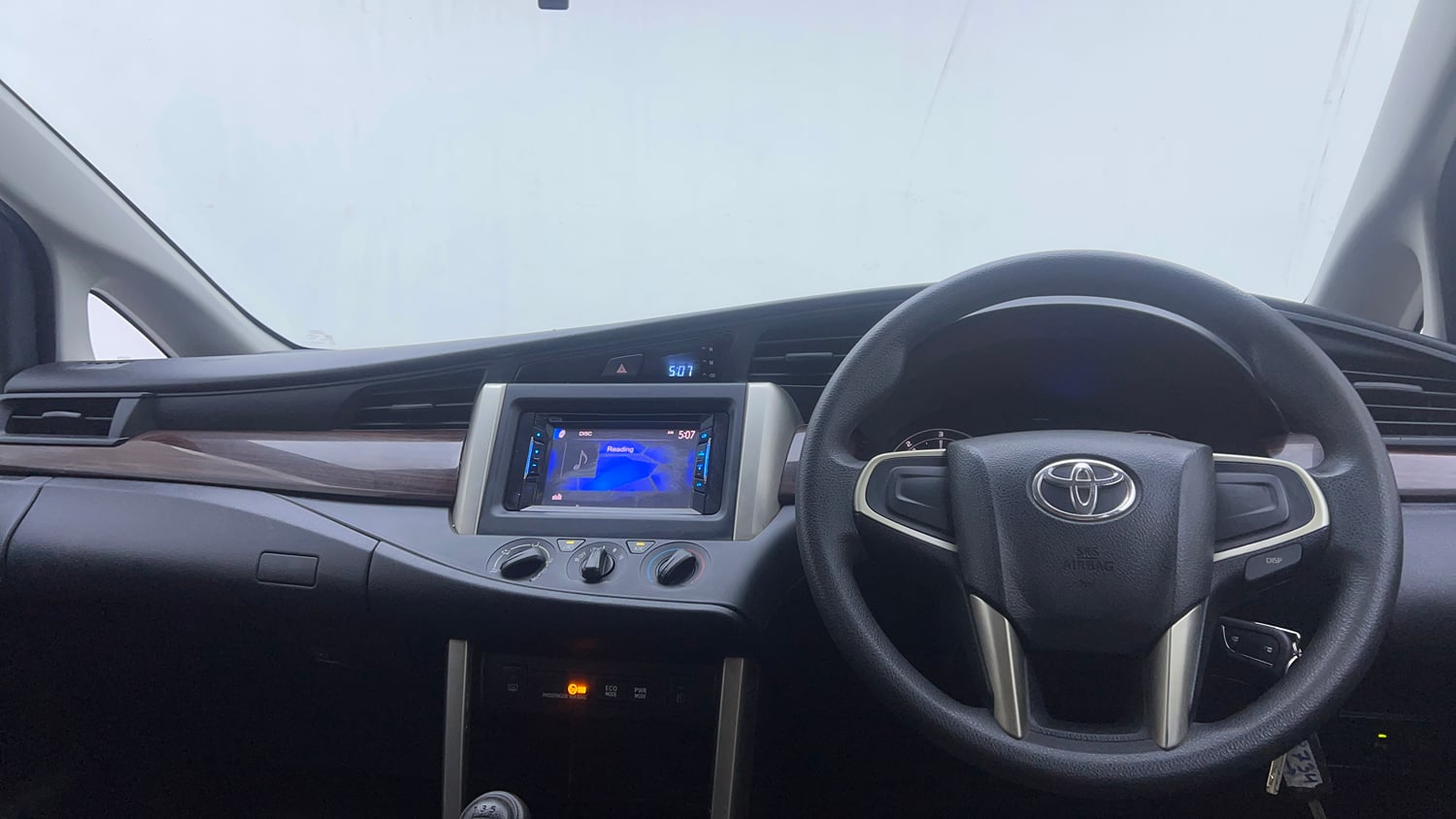 Used 2016 Toyota Innova Crysta 2.4 G 7 STR Diesel Manual interior DASHBOARD VIEW