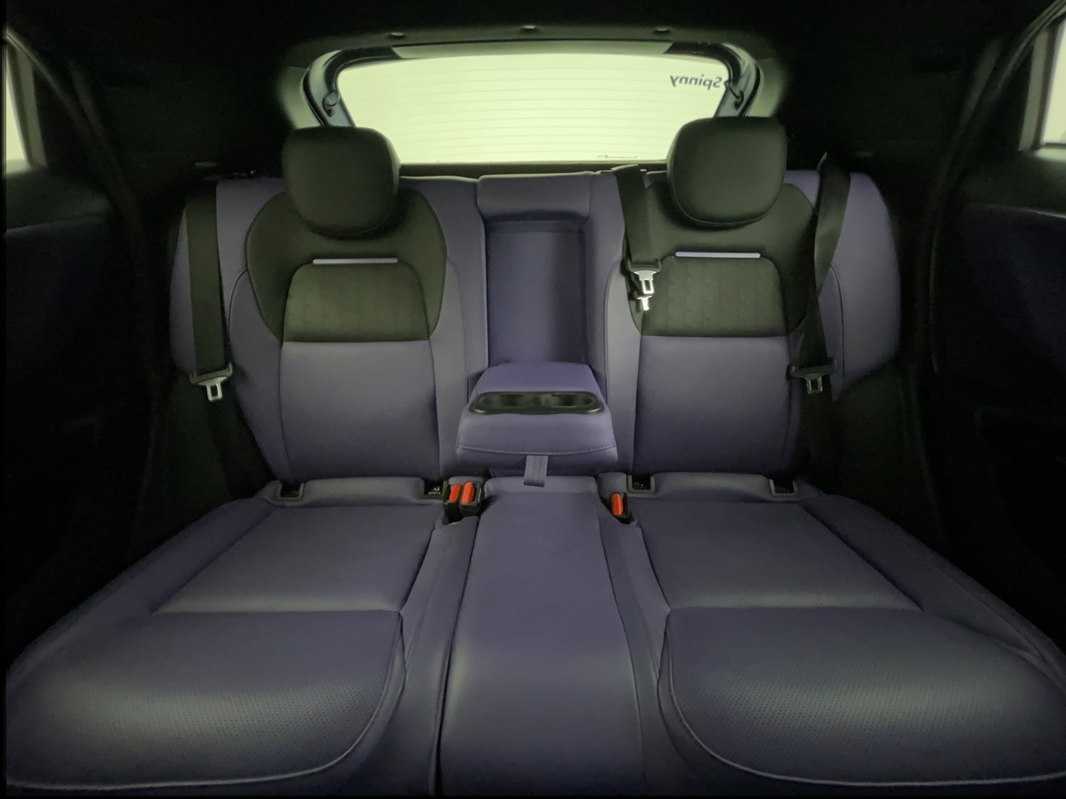 Used 2024 Tata Nexon Fearless Plus S Purple 1.2 Revotron Petrol 7DCA Dual Tone Petrol Automatic interior REAR SEAT CONDITION VIEW