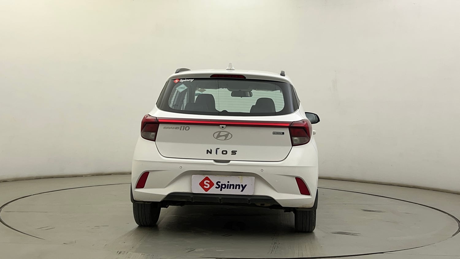Used 2024 Hyundai Grand i10 Nios Sportz 1.2 Hy-CNG Duo Cng Manual exterior BACK VIEW