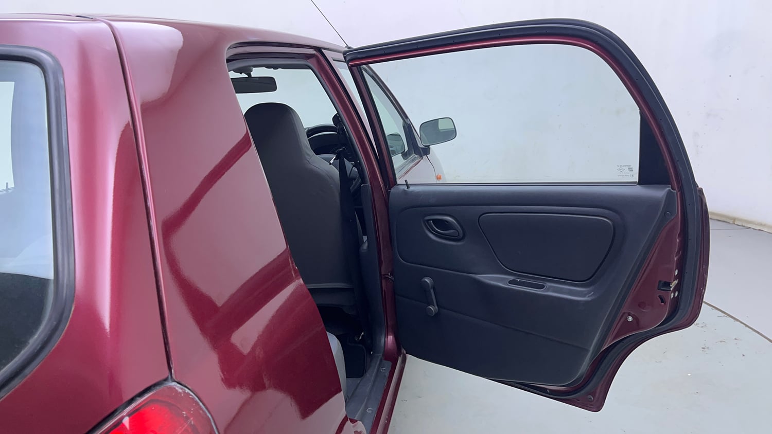 Used 2012 Maruti Suzuki Alto LXi BS-IV Petrol Manual interior RIGHT REAR DOOR OPEN VIEW