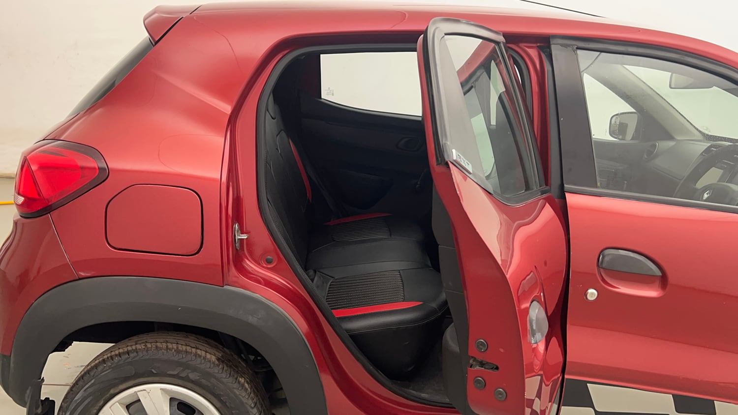 Used 2017 Renault Kwid 1.0 RXT AMT Opt Petrol Automatic interior RIGHT SIDE REAR DOOR CABIN VIEW