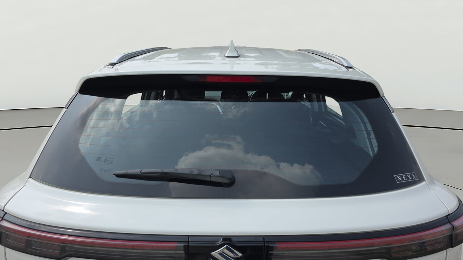 Used 2023 Maruti Suzuki Grand Vitara Zeta Smart Hybrid Petrol Manual exterior BACK WINDSHIELD VIEW