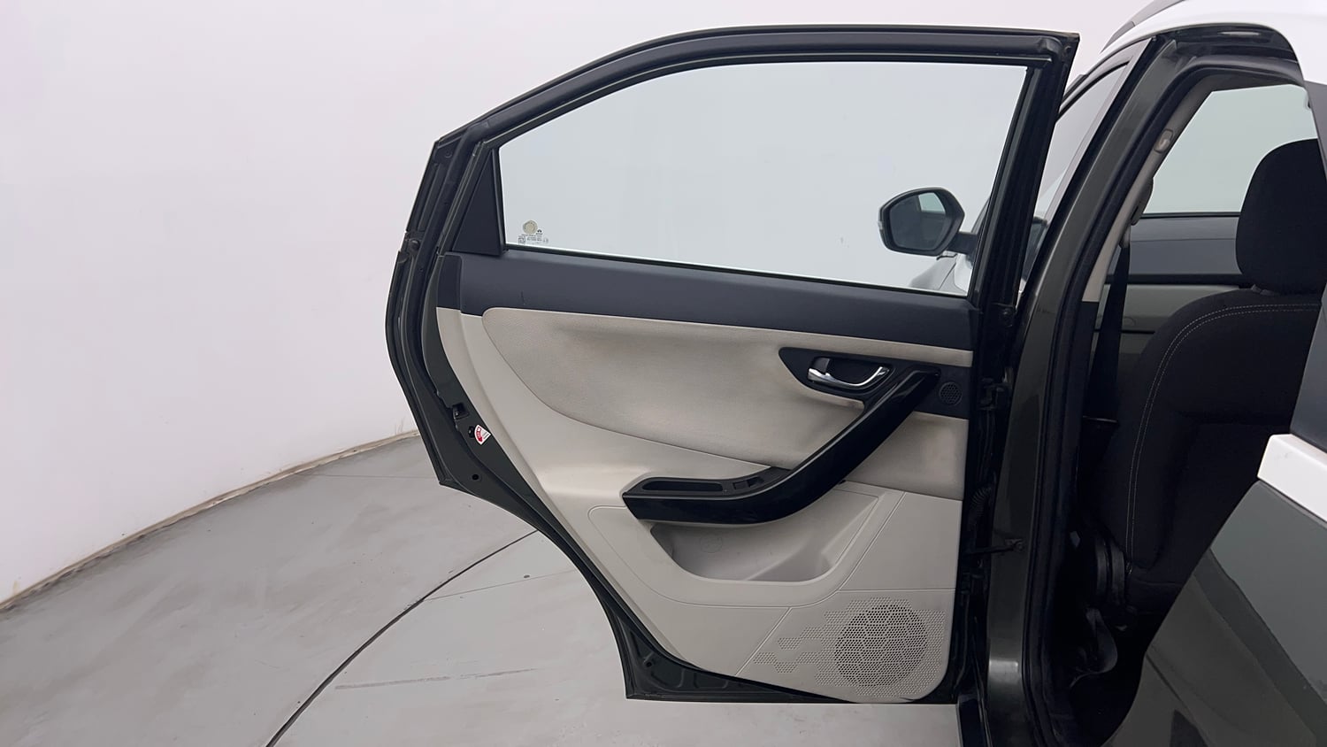 Used 2020 Tata Nexon XZ Plus (O) Dual Tone Petrol Manual interior LEFT REAR DOOR OPEN VIEW