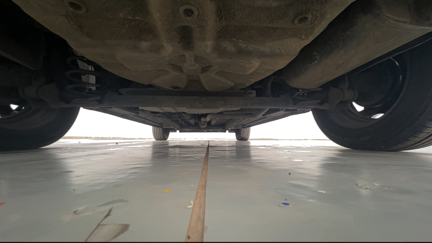Used 2022 Tata Punch Accomplished AMT Petrol Automatic extra REAR UNDERBODY VIEW (TAKEN FROM REAR)
