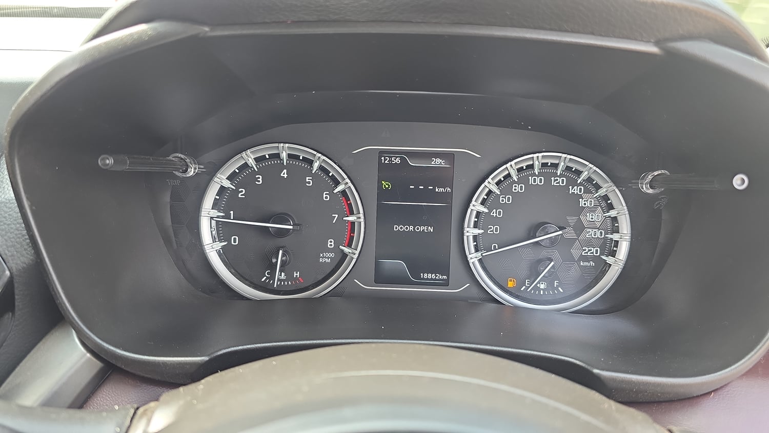 Used 2023 Maruti Suzuki Grand Vitara Zeta Smart Hybrid Petrol Manual interior CLUSTERMETER VIEW