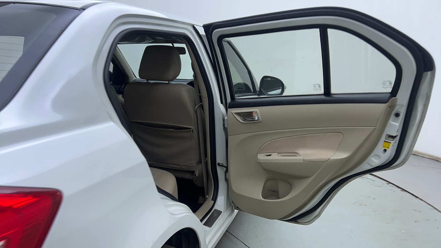 Used 2016 Maruti Suzuki Swift Dzire ZXI Petrol Manual interior RIGHT REAR DOOR OPEN VIEW