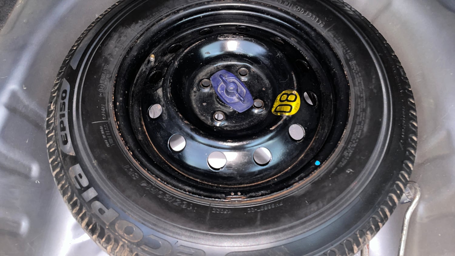 Used 2017 Maruti Suzuki Dzire ZXi AMT Petrol Automatic tyres SPARE TYRE VIEW