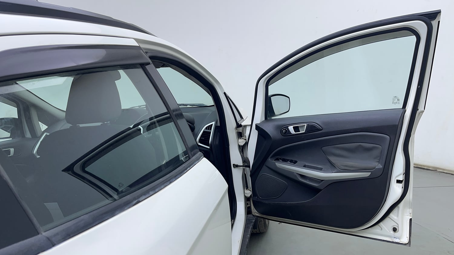 Used 2017 Ford EcoSport Titanium 1.5L TDCi Diesel Manual interior RIGHT FRONT DOOR OPEN VIEW