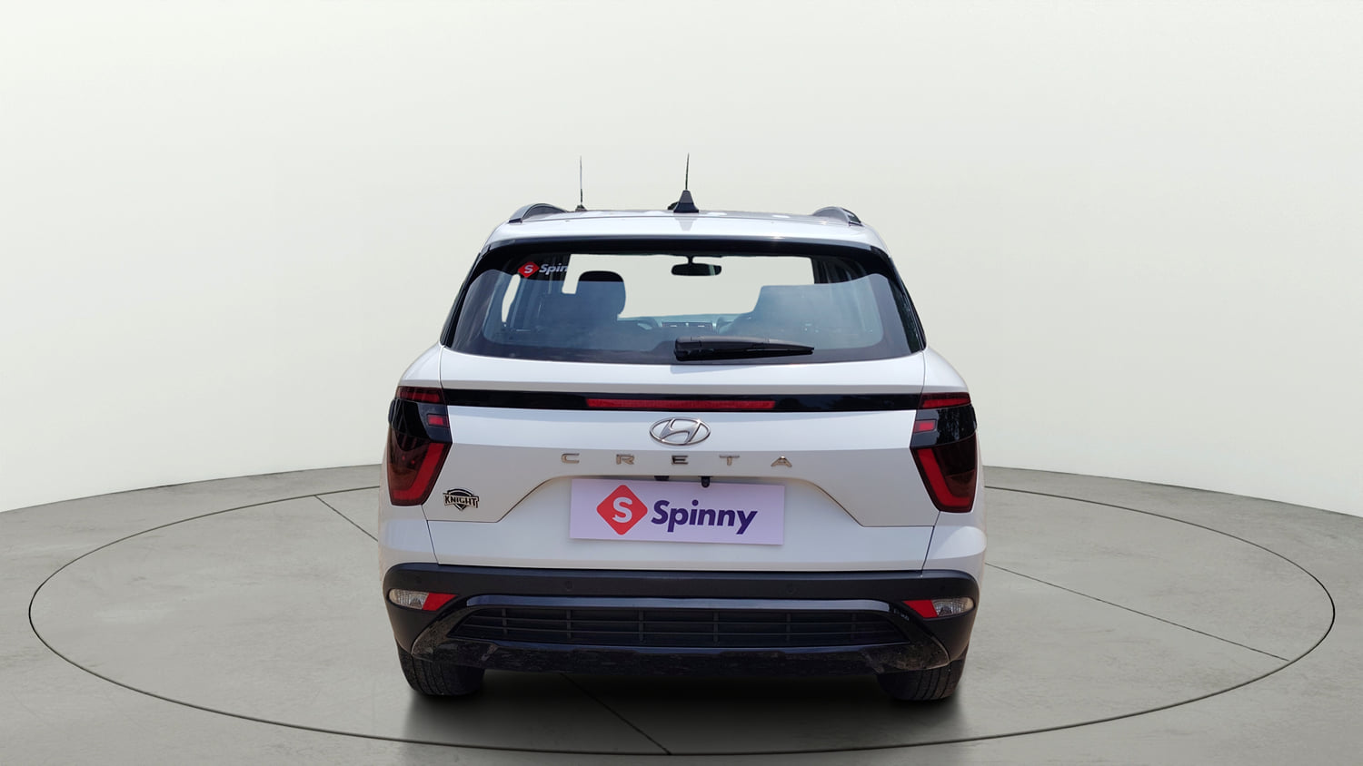 Used 2023 Hyundai Creta S Plus 1.5 Petrol Knight Petrol Manual exterior BACK VIEW