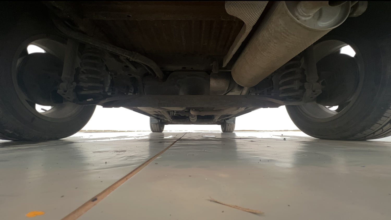 Used 2021 Ford EcoSport S MT 1.5 Ti-VCT Petrol Manual extra REAR UNDERBODY VIEW (TAKEN FROM REAR)
