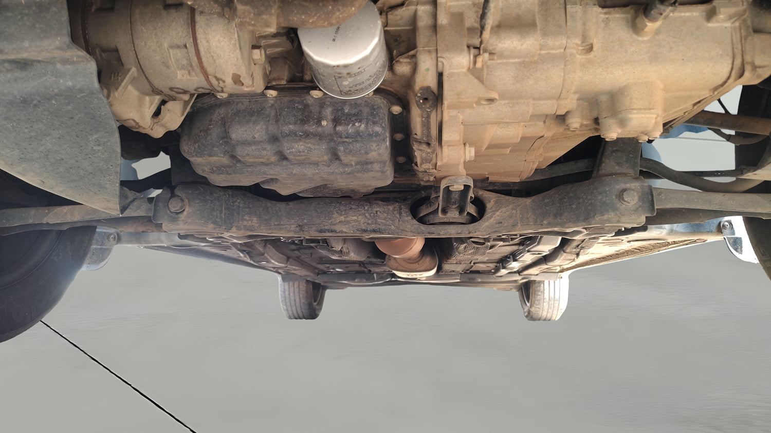 Used 2022 Skoda Kushaq Active 1.0 TSI MT Petrol Manual extra FRONT LEFT UNDERBODY VIEW