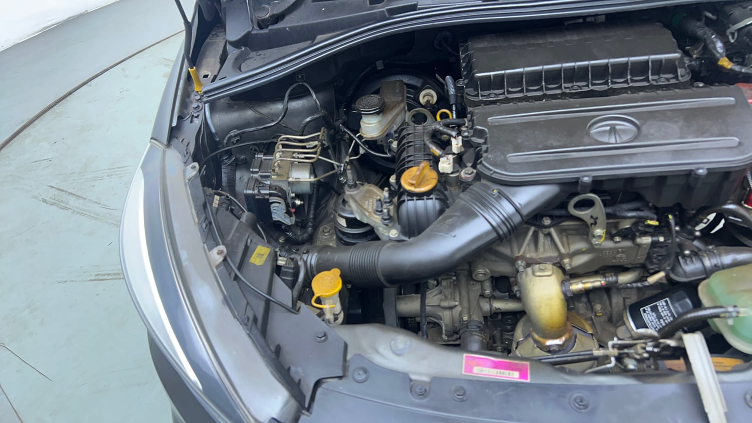 Used 2023 Tata Tigor XZ Plus Petrol Manual engine ENGINE RIGHT SIDE VIEW