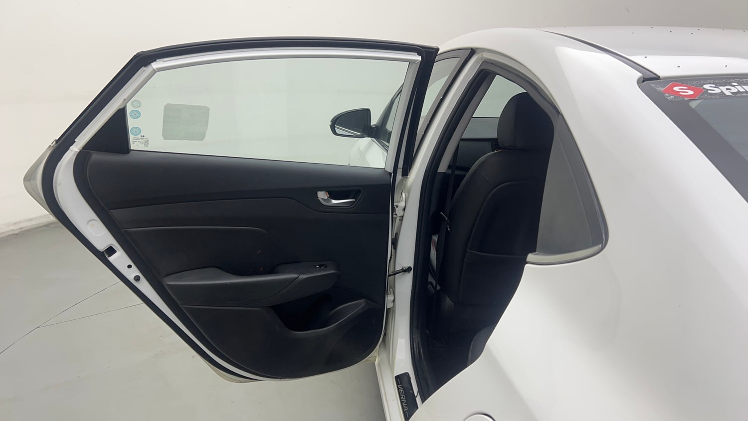 Used 2021 Hyundai Verna SX (O) 1.0 Turbo DCT Petrol Automatic interior LEFT REAR DOOR OPEN VIEW