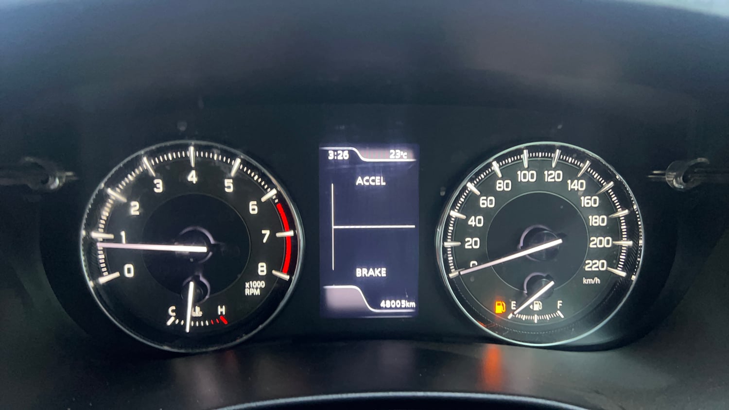 Used 2022 Maruti Suzuki Baleno Alpha MT Petrol Manual interior CLUSTERMETER VIEW