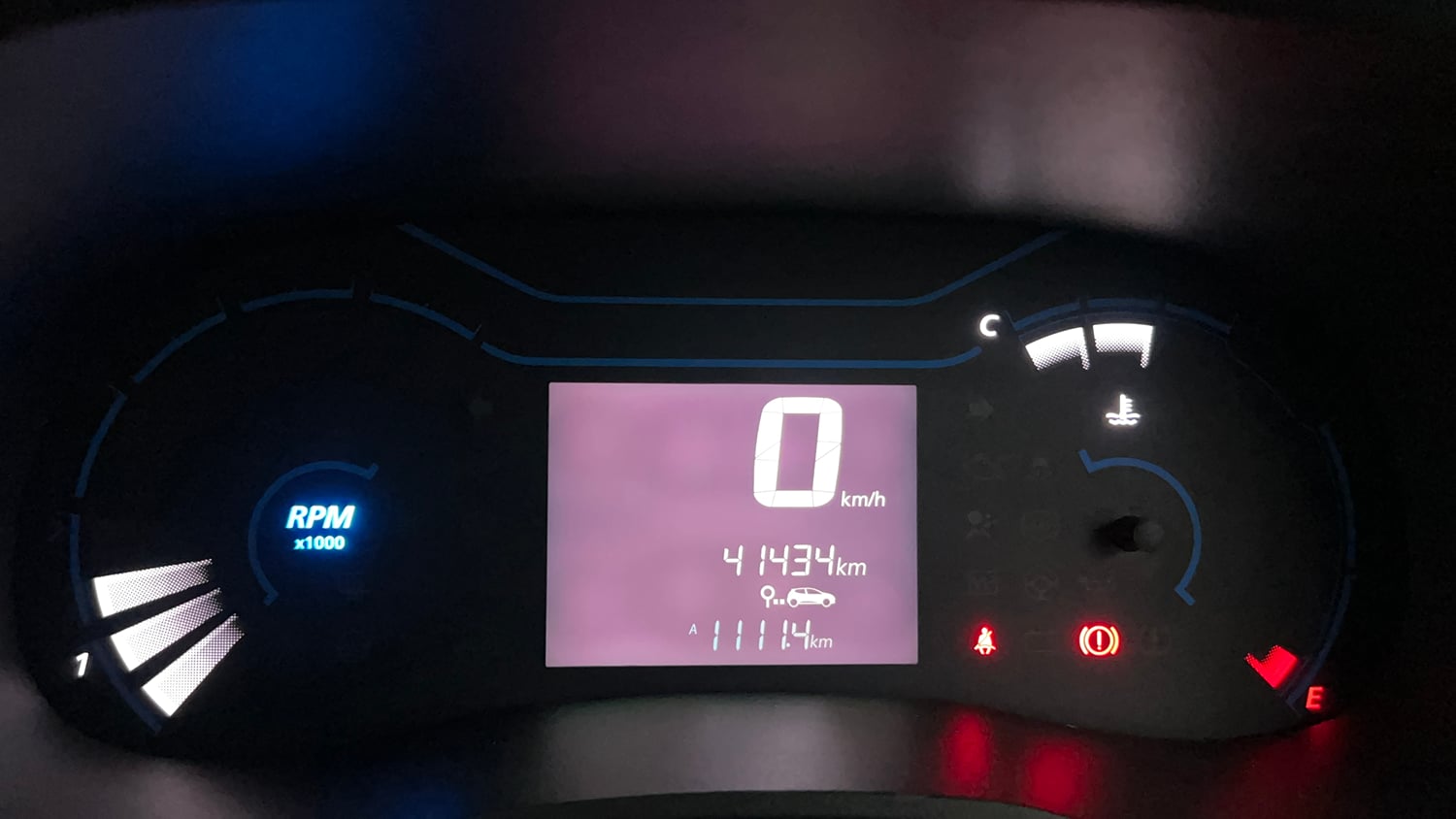 Used 2020 Renault Kwid CLIMBER 1.0 Opt Petrol Manual interior CLUSTERMETER VIEW