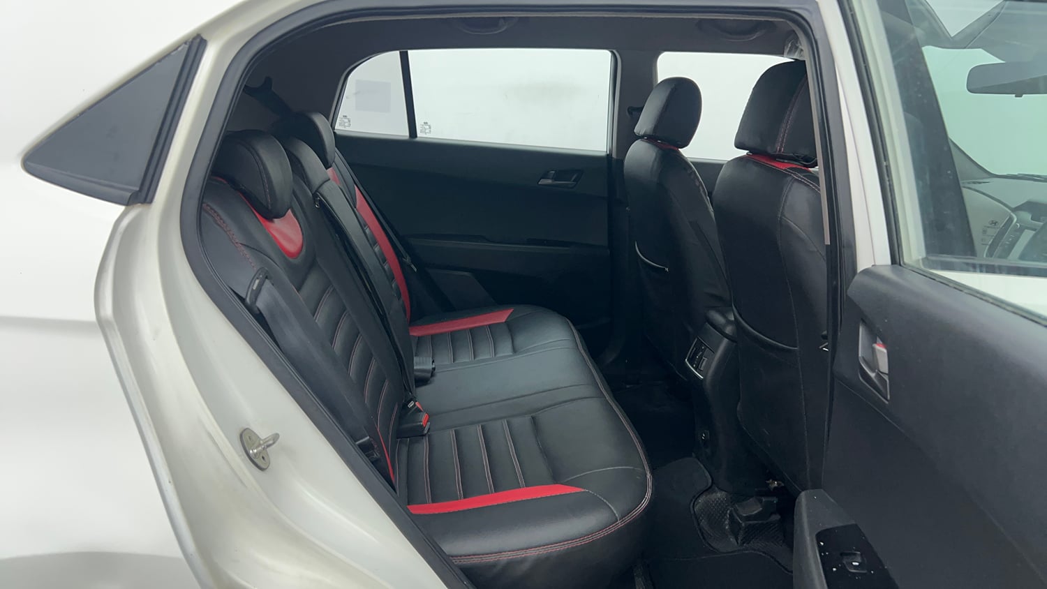 Used 2017 Hyundai Creta SX Plus 1.6 CRDI Diesel Manual interior RIGHT SIDE REAR DOOR CABIN VIEW
