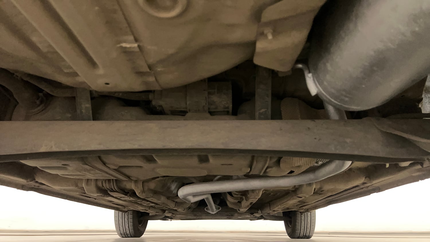 Used 2016 Hyundai Elite i20 Magna 1.2 Petrol Manual extra REAR UNDERBODY VIEW (TAKEN FROM REAR)