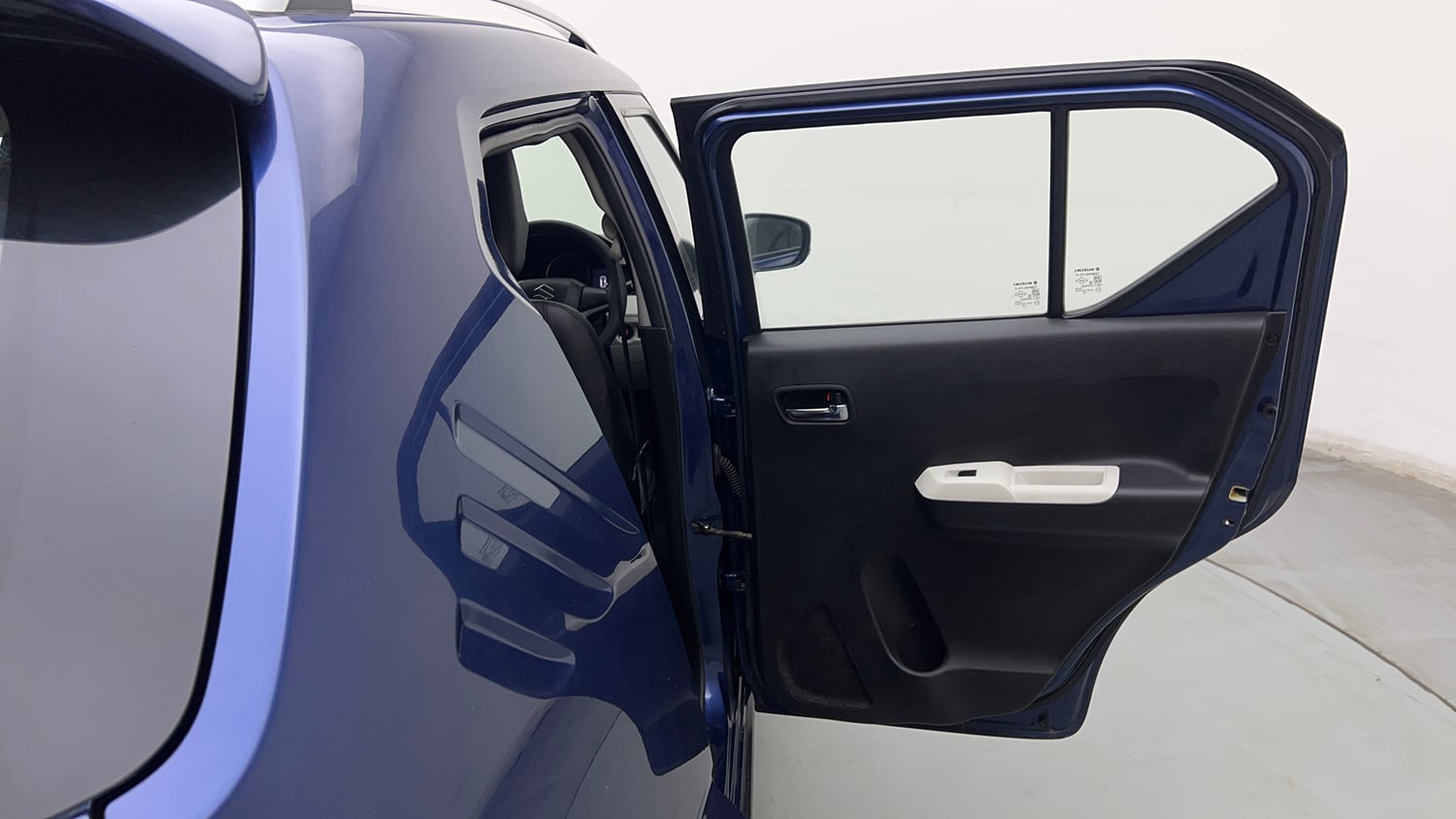 Used 2021 Maruti Suzuki Ignis Zeta 1.2 MT Petrol Manual interior RIGHT REAR DOOR OPEN VIEW