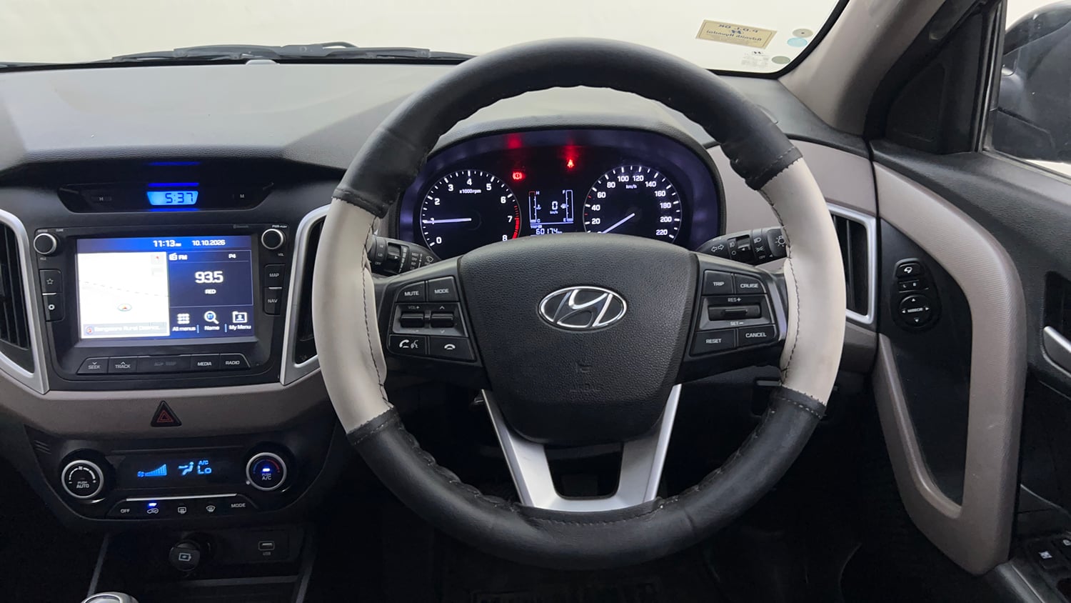 Used 2019 Hyundai Creta SX 1.6 Petrol Petrol Manual interior STEERING VIEW