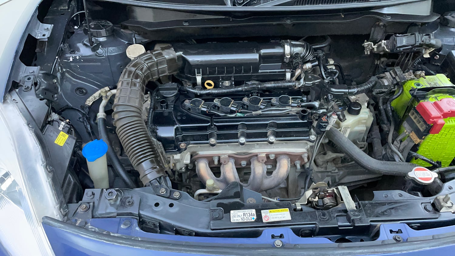 Used 2017 Maruti Suzuki Dzire ZXi AMT Petrol Automatic engine ENGINE RIGHT SIDE VIEW
