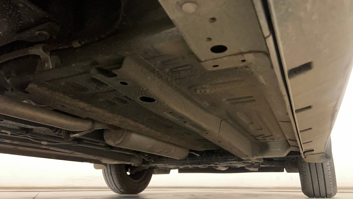 Used 2026 Tata Punch Pure + Petrol Manual extra REAR RIGHT UNDERBODY VIEW