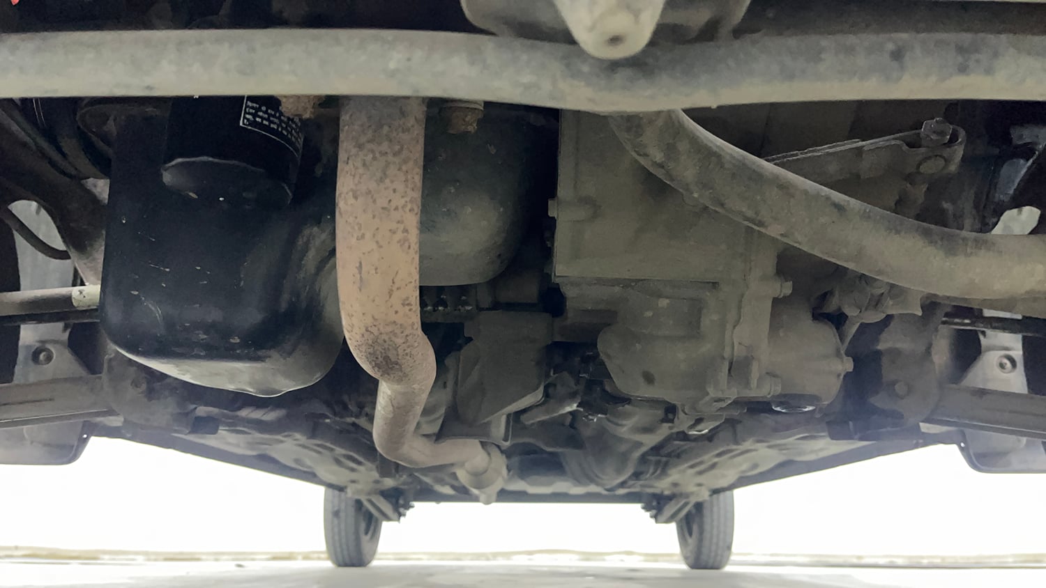 Used 2012 Maruti Suzuki Alto LXi BS-IV Petrol Manual extra FRONT LEFT UNDERBODY VIEW
