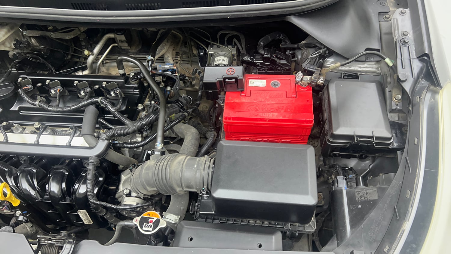 Used 2019 Hyundai Elite i20 Sportz Plus 1.2 Petrol Manual engine ENGINE LEFT SIDE VIEW