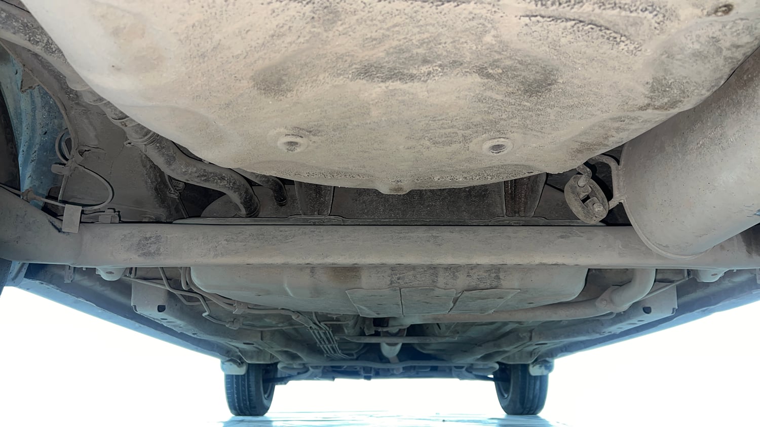 Used 2022 Tata Tigor XZ Plus CNG Cng Manual extra REAR UNDERBODY VIEW (TAKEN FROM REAR)
