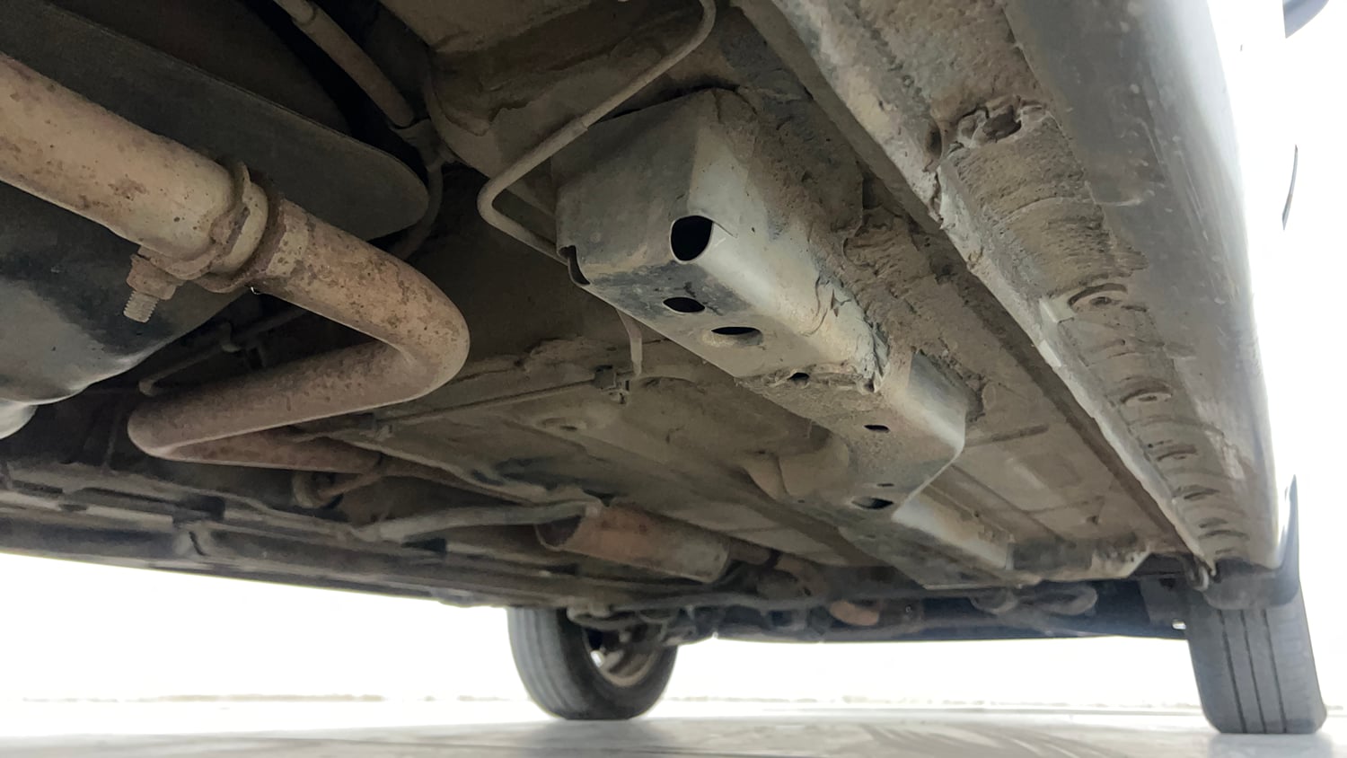 Used 2018 Tata Tiago Revotron XZ Petrol Manual extra REAR RIGHT UNDERBODY VIEW