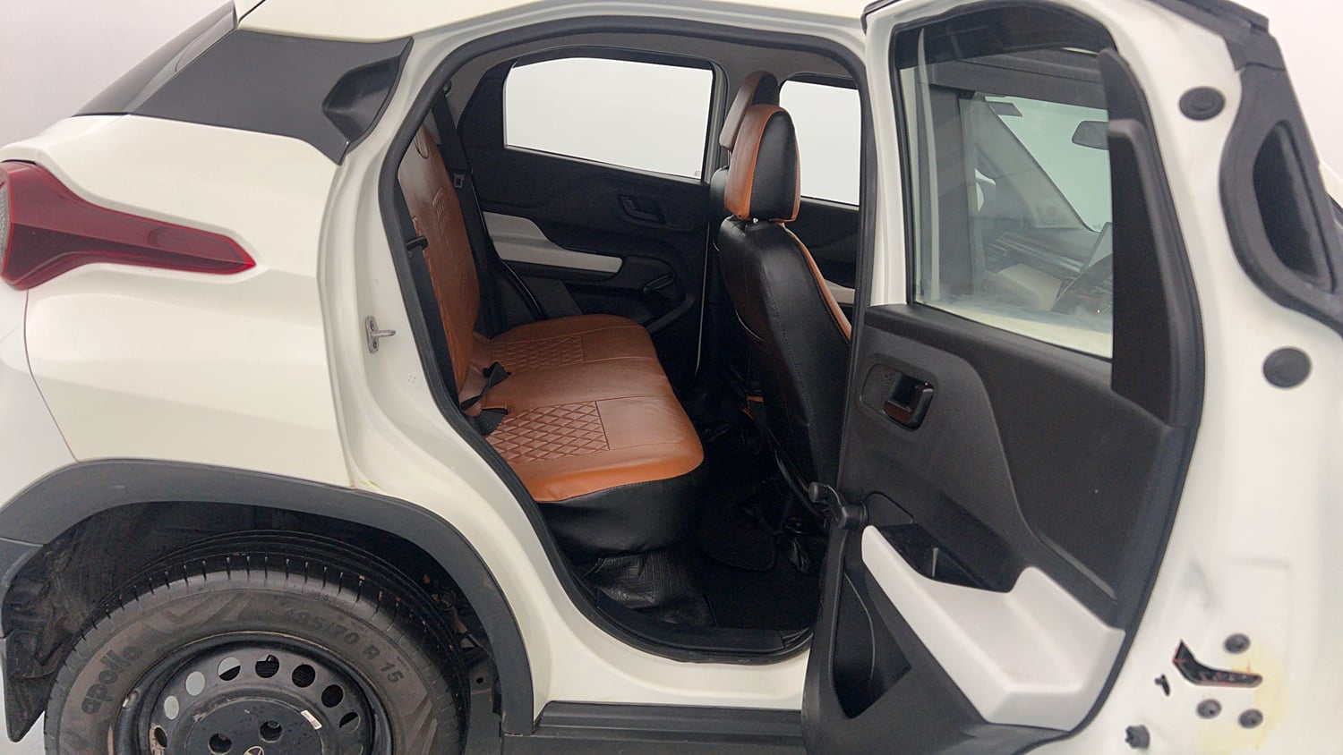 Used 2023 Tata Punch Pure MT Petrol Manual interior RIGHT SIDE REAR DOOR CABIN VIEW