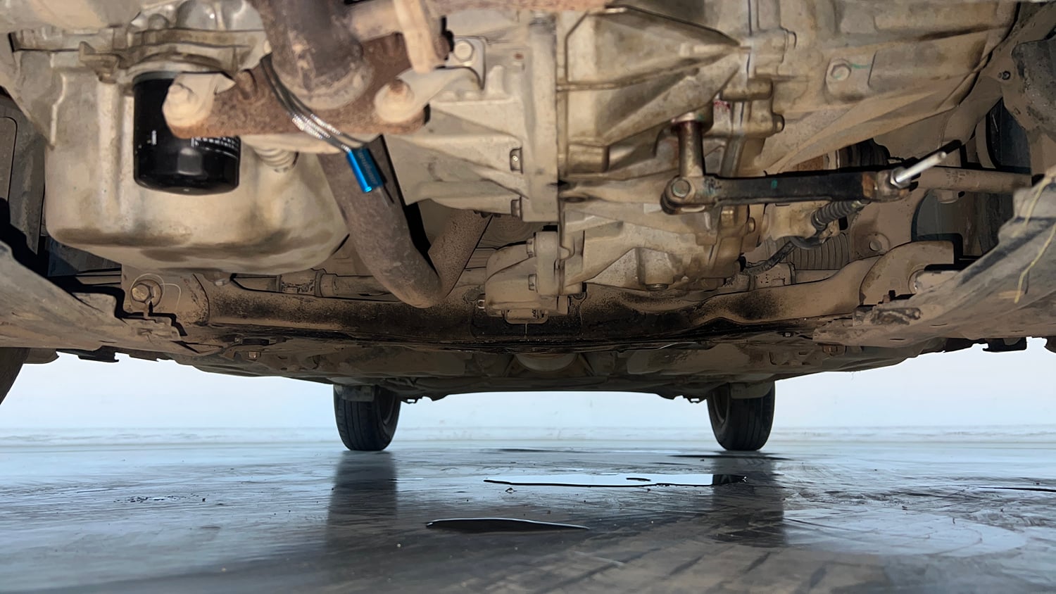 Used 2021 Maruti Suzuki Swift VXi Petrol Manual extra FRONT LEFT UNDERBODY VIEW