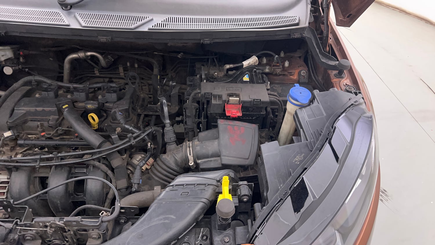 Used 2021 Ford EcoSport S MT 1.5 Ti-VCT Petrol Manual engine ENGINE LEFT SIDE VIEW